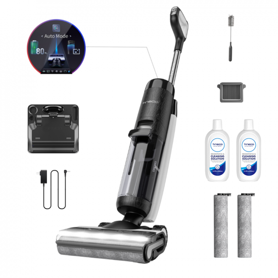 Tineco Floor One S7 Premium - Fregadora de bater&iacute;a smart - 3 en 1 lava, seca y aspira