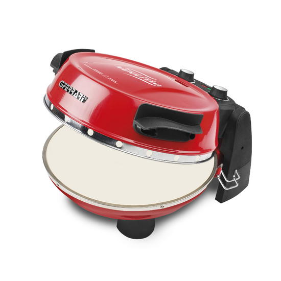 G3 Ferrari Pizzeria Snack Napoletana EVO Rojo - Horno el&eacute;ctrico para pizza - Piedra refractaria