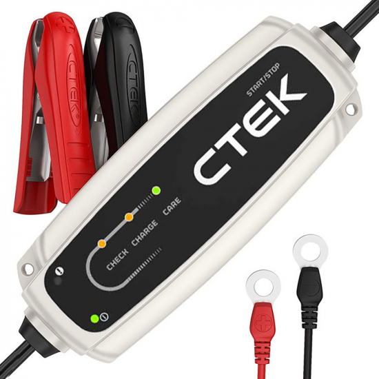 CTEK CT5 START/STOP 12V - Cargador de bater&iacute;as mantenedor autom&aacute;tico - 8 Etapas
