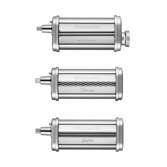 KitchenAid 5KSMPRA - Juego de 3 piezas - Cortador y laminador de pasta