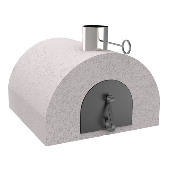 Edilmark FR 1600 - Horno de le&ntilde;a de empotrar con superficie de cocci&oacute;n 86x84 cm