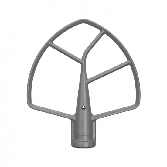 KitchenAid 5KSMBLSF - Batidor plano con revestimiento plateado
