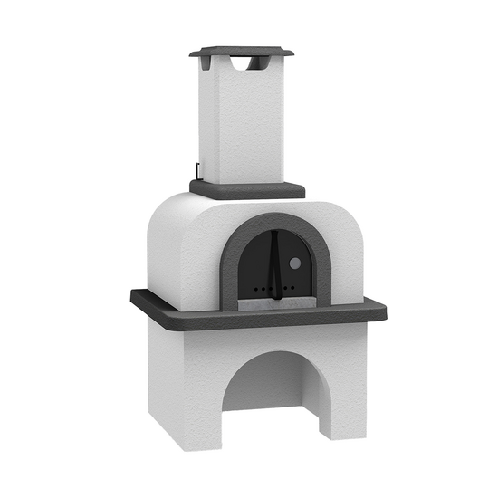 Edilmark Pizeta - Horno de obra de le&ntilde;a para exterior - C&aacute;mara de cocci&oacute;n 80x70 cm