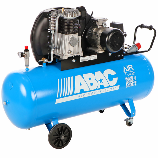 ABAC EXP A39B 200 CT3 - Compresor de aire el&eacute;ctrico trif&aacute;sico de correa - Motor 3 HP - 200 L