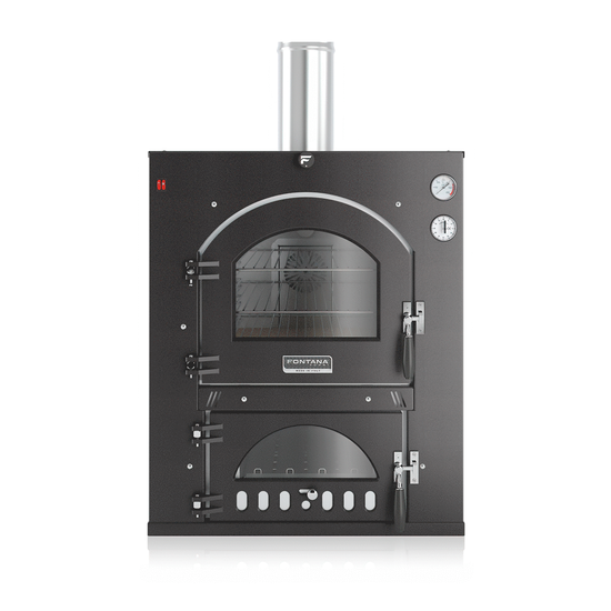 Fontana INC80X65QV - Horno de le&ntilde;a de empotrar