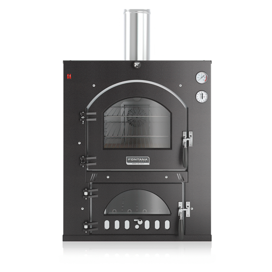 Fontana INC80X45QV - Horno de le&ntilde;a de empotrar
