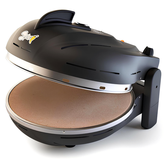 Spice Electronics Diavola Pro V 2.0 Negro - Horno el&eacute;ctrico para pizza - Piedra Biscotto di Casapulla