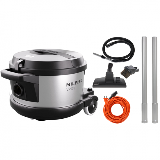 Nilfisk VP 930 Pro Hepa EU - Aspirador ULTRA silencioso - Bid&oacute;n de acero 15 L - 760W