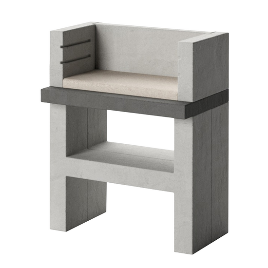 Edilmark Funny - Barbacoa de obra de carb&oacute;n