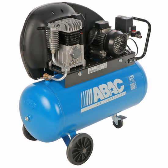 ABAC EXT A29B 90 CT3 - Compresor de aire el&eacute;ctrico trif&aacute;sico de correa  - Motor 3 HP &ndash; 90 L