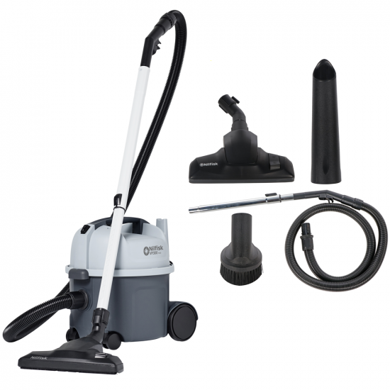 Nilfisk VP 300 Eco Hepa EU - Aspirador profesional - Bid&oacute;n de pl&aacute;stico 10 l - 400W