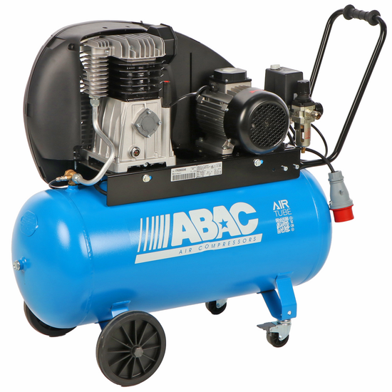 ABAC EXP A49B 90 CT3 - Compresor de aire eléctrico trifásico de correa - Motor 3 HP – 90 L