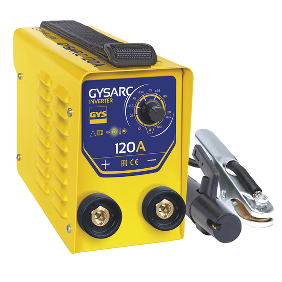 GYS GYSARC 120 - Soldadora Inverter (MMA) - corriente continua (DC)