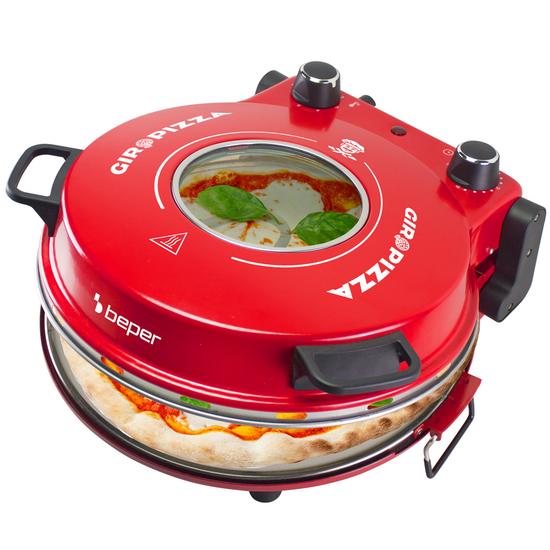 Beper P101CUD301 - Horno el&eacute;ctrico para pizza - Piedra refractaria