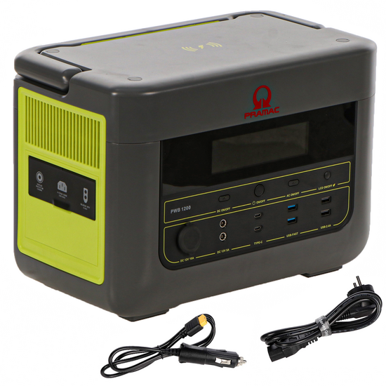 Pramac PWB 1200 - Bater&iacute;a Estaci&oacute;n de energ&iacute;a Port&aacute;til - 1200W - 1075 Wh/25.6V