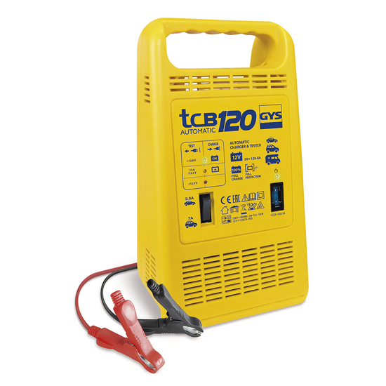 GYS TCB 120 - Cargador de bater&iacute;as Autom&aacute;tico - Bater&iacute;as 12V de 20 a 120ah