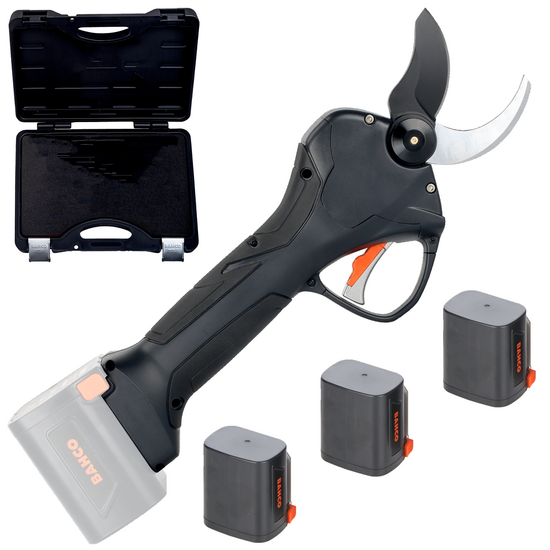 Bahco BCL240 - Tijeras el&eacute;ctricas de poda - 3 Bater&iacute;as de 21.6V 2.5Ah