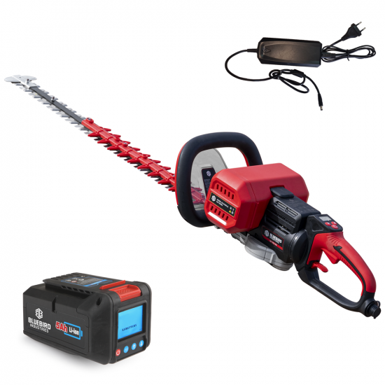 Blue Bird HT 23-70 - Cortasetos de batería 50,4V/5Ah - Cuchilla de 70 cm