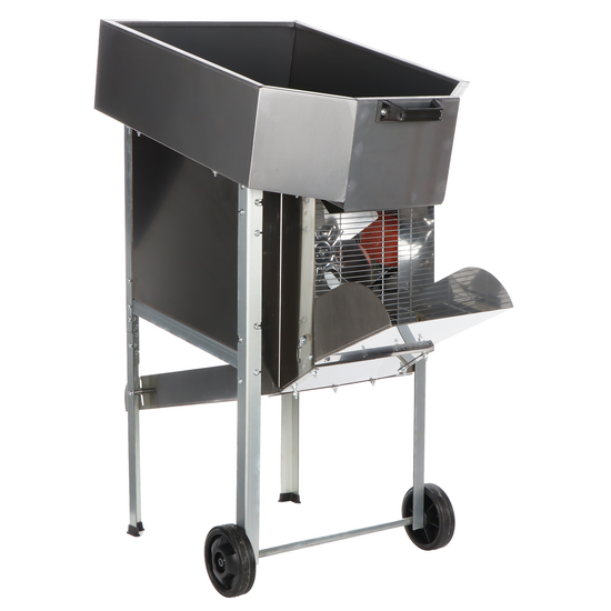 JOLLY Falkom - Deshojadora el&eacute;ctrica para aceitunas de acero inoxidable - con variador de velocidad