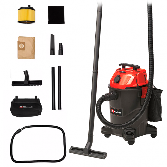 Einhell TC-VC 1825 A - Aspirador de s&oacute;lidos y l&iacute;quidos - Bid&oacute;n 25L - 1250W
