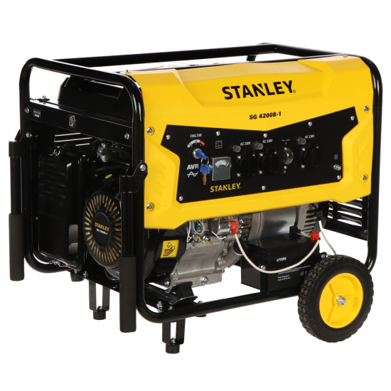 Stanley SG 4200B-1 - Generador de gasolina - AVR - 4.3kW monof&aacute;sico