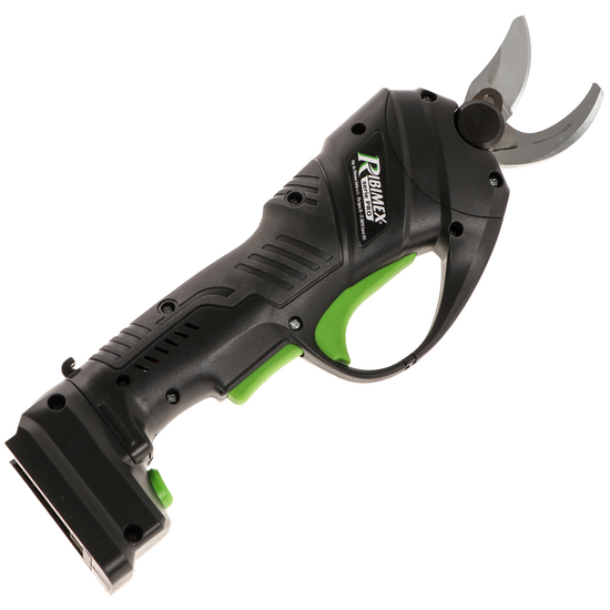 Ribimex PRBAT20/SECSB - Tijeras eléctricas de poda - Diámetro de corte 25 mm - BATERÍA Y CARGADOR NO ESTÁN INCLUIDOS