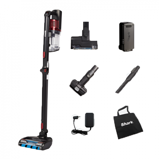 Shark Powerfins IZ300EUT - Aspiradora - Escoba el&eacute;ctrica - Bater&iacute;a de 21.6V 1.9Ah - Con Pet Kit