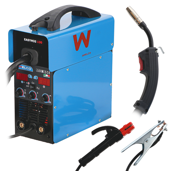 Awelco EASYMIG 130 - Soldadora Inverter Multiproceso - MIG/MMA/TIG LIFT - GAS/NO GAS