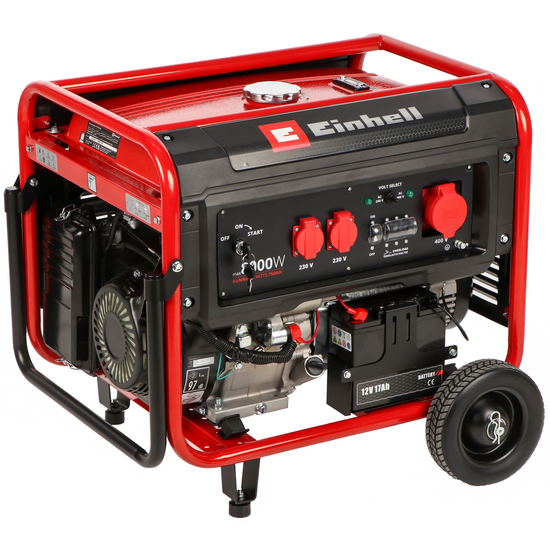 Einhell TC-PG 8000 - Generador de corriente de gasolina - AVR - 8.0 kW - Continua 7.5 kW Trif&aacute;sica