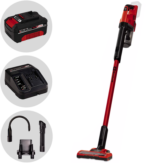 Einhell TE-SV 18 Li - Aspiradora - Escoba el&eacute;ctrica - 2 en 1 - 18V/4Ah