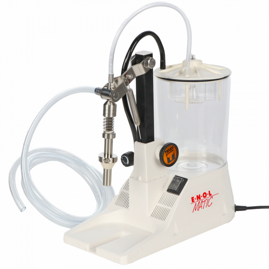 Tenco Enolmatic Birra Inox - Embotelladora el&eacute;ctrica para cerveza con boquilla de acero inoxidable