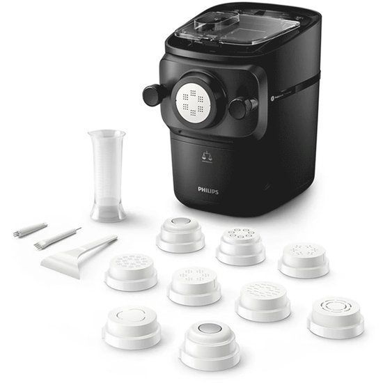 Philips Pasta Maker 7000 HR2665/96 - M&aacute;quina de hacer pasta el&eacute;ctrica 2 en 1 - Amasa y extrude