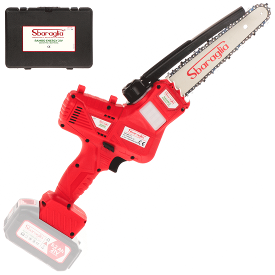 Sbaraglia Rambo Energy 21V - Podadora de bater&iacute;a manual - BATER&Iacute;A Y CARGADOR NO EST&Aacute;N INCLUIDOS