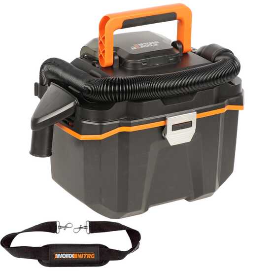 Worx Nitro WX031.9 - Aspirador de s&oacute;lidos y l&iacute;quidos port&aacute;til de bater&iacute;a - BATER&Iacute;A Y CARGADOR NO EST&Aacute;N INCLUIDOS