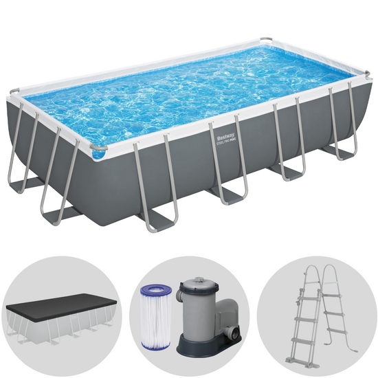 Bestway Steel Pro Max 56465 - 549x274x122 cm - Piscina desmontable para 7-8 personas