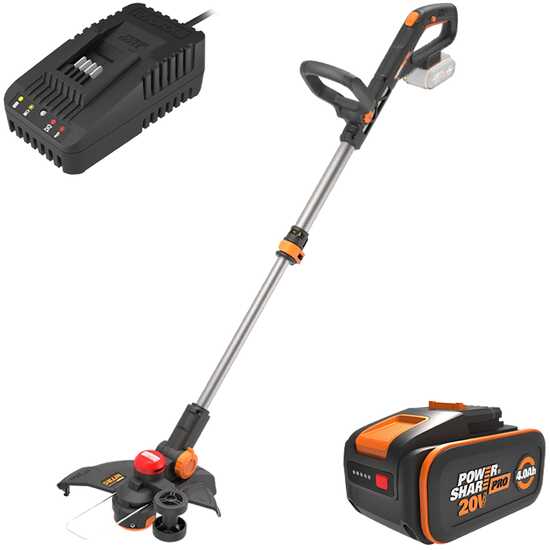 Worx WG173E - Cortabordes de batería 3 en 1 - 20V 4Ah