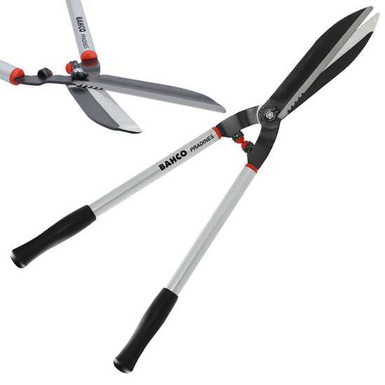 Bahco P51H-SL - Tijeras cortasetos con mango largo