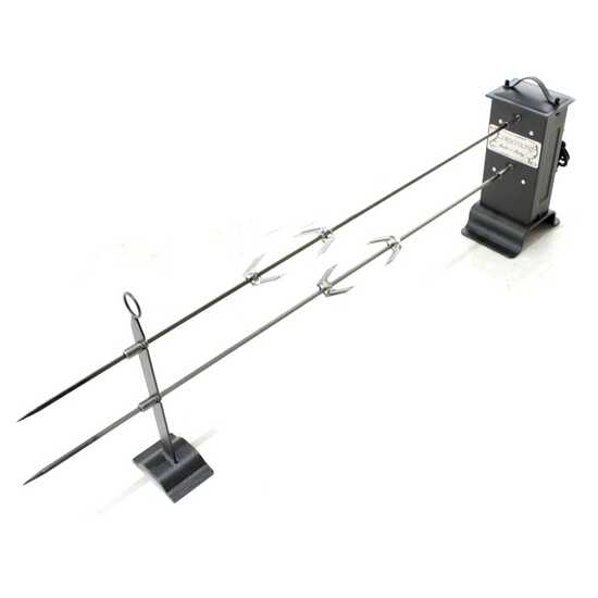 Asador el&eacute;ctrico doble para barbacoa Cruccolini GA1-C