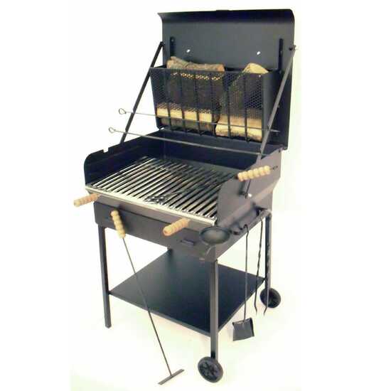 Cruccolini Gran Ristoro - Barbacoa para le&ntilde;a y carb&oacute;n de hierro artesanal