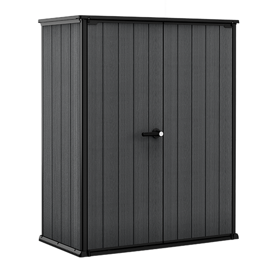 Keter Cortina Alto - Armario para herramientas de jard&iacute;n - 140x73.6x170.4 cm