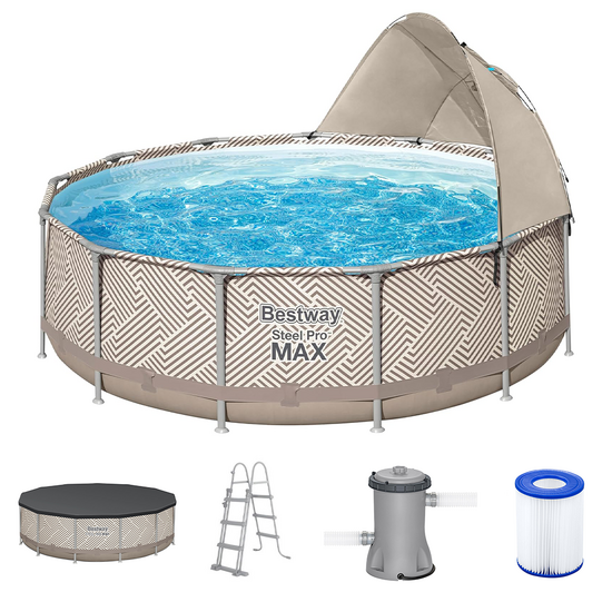 Bestway Steel Pro Max 561FY - &Oslash;396x107 cm - Piscina redonda para 7-8 personas