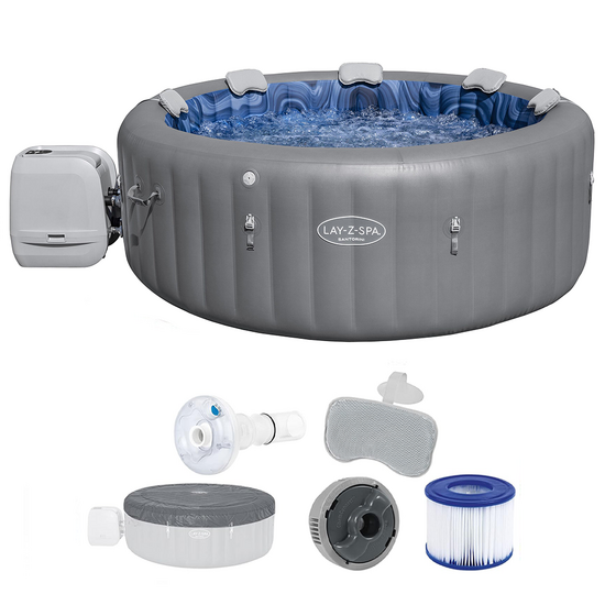 Bestway Lay-Z-Spa Santorini HydroJet 6001T - &Oslash;216x80 cm - Piscina hidromasaje spa