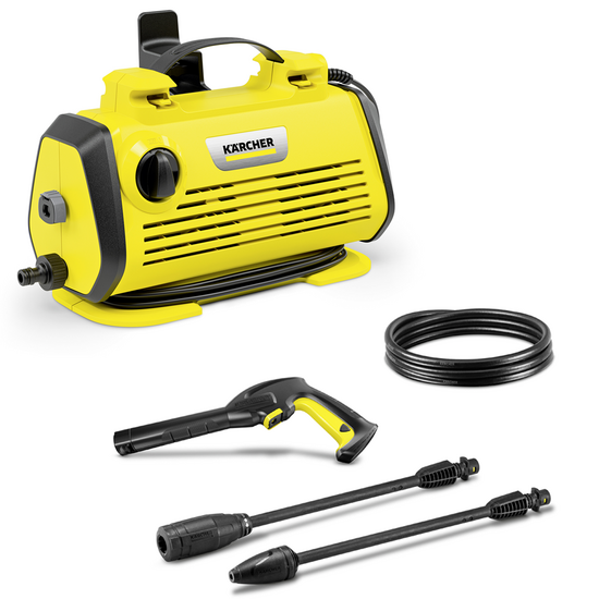 Karcher K3 Horizontal Plus - Hidrolimpiadora portátil de agua fría - 120 bar - 380 L/h
