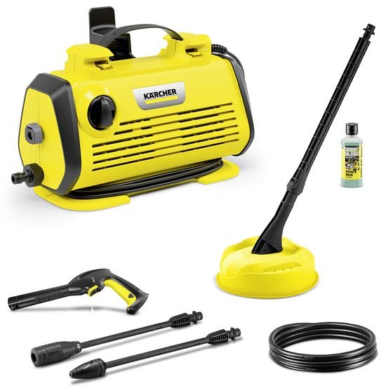 Karcher K3 Horizontal Plus Home - Hidrolimpiadora port&aacute;til de agua fr&iacute;a - 120 bar - 380 L/h