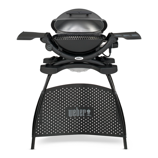 Weber Q1400 - Barbacoa eléctrica con soporte