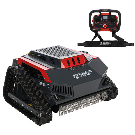 Blue Bird FM 24-70 - Robot desbrozador a control remoto h&iacute;brido
