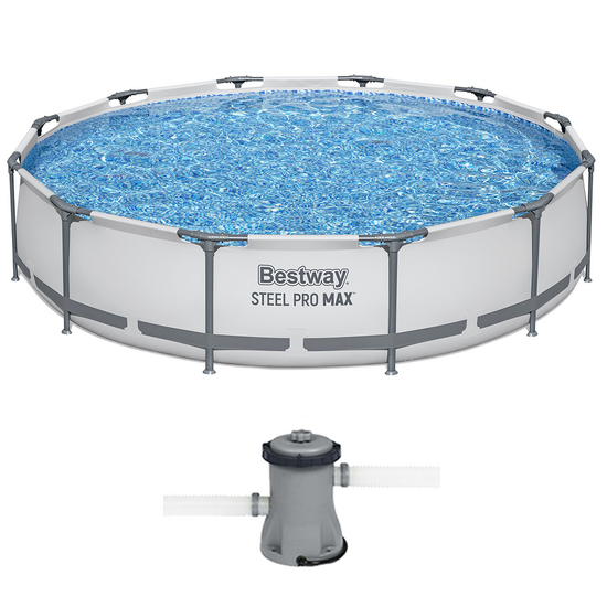Bestway Steel Pro Max 56416 - Ø366x76 cm - Piscina redonda para 5-6 personas
