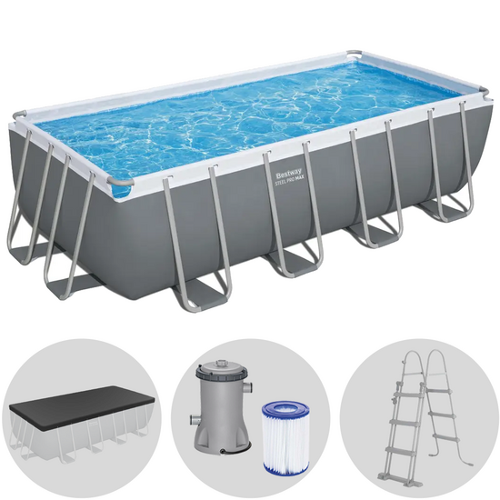 Bestway Steel Pro Max 56670 - 488x244x122 cm - Piscina desmontable para 5-6 personas