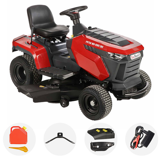 GeoTech-Pro PRTM 180-1080 SM - Tractor cortac&eacute;sped - Cambio mec&aacute;nico - Salida lateral y Mulching