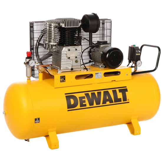 DeWalt DXCMB4T200HCE - Compresor de aire el&eacute;ctrico trif&aacute;sico de correa - Motor de 4 HP - 200 L